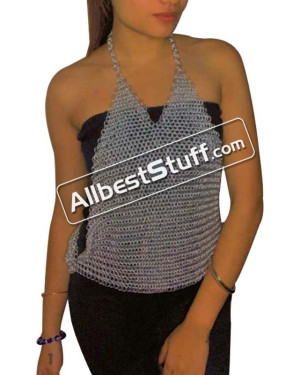 Ladies Chainmail Top Aluminum Butted 8 mm Backless Tops